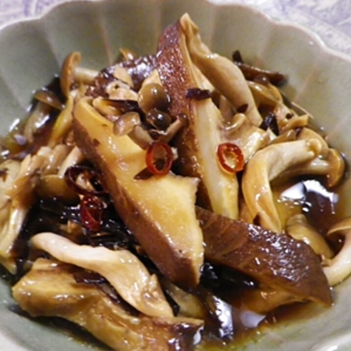 超簡単 しめじと椎茸のレンチン塩昆布マリネ レシピ 作り方 By Leopoo 楽天レシピ